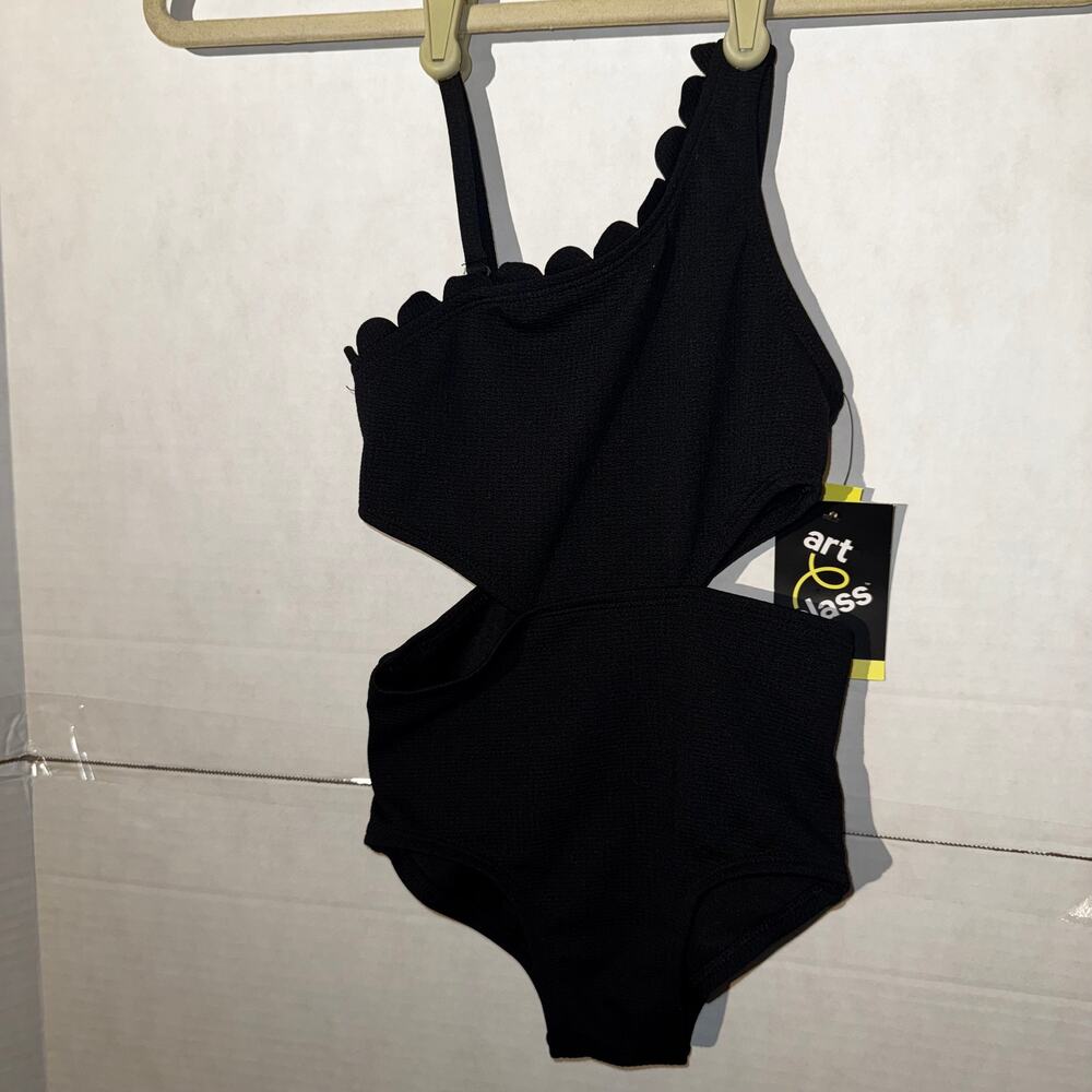 NWT Art Class black swimsuit girls 4/5